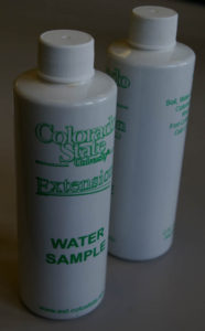 water sample bottles